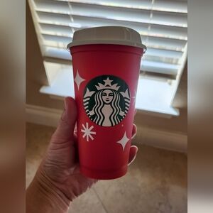 Starbucks Red and White Holiday Cup